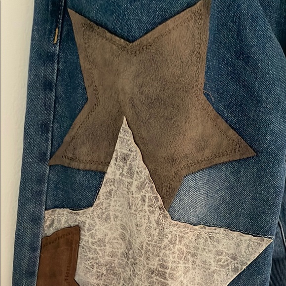 Denim and leather like patch jeans!!!size small
NWOT - Picture 2 of 11